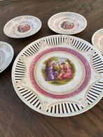 Angelika Kaufmann oude gebaksborden set antiek, Antiek en Kunst, Ophalen of Verzenden