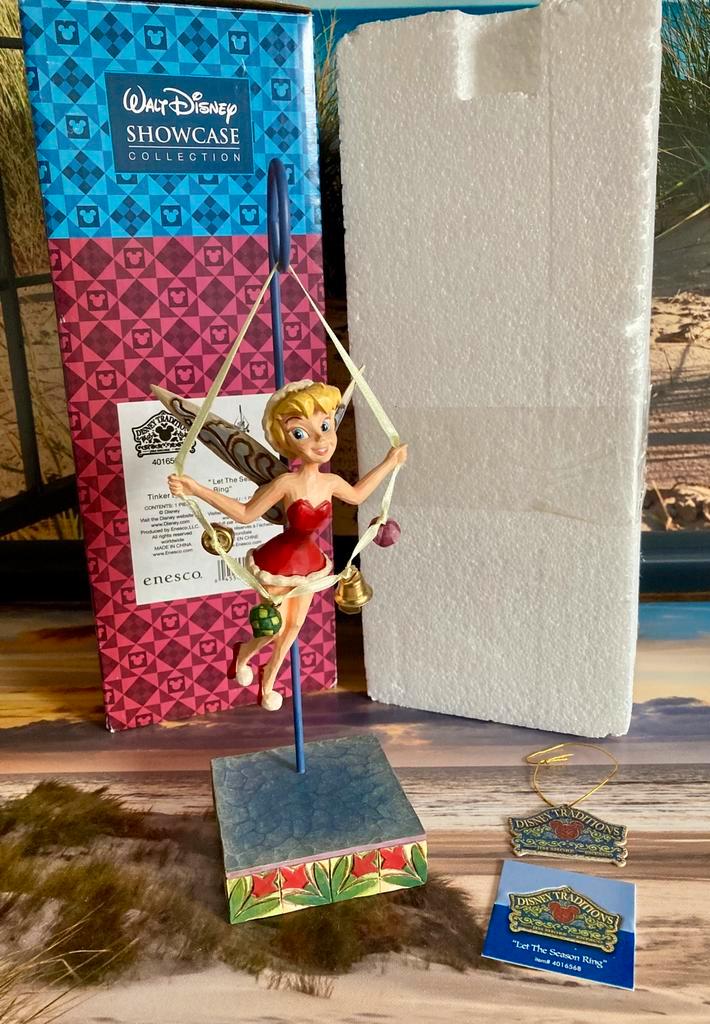 Disney Traditions Jim Shore Tinkerbell hanger, Verzamelen, Disney, Zo goed als nieuw, Beeldje of Figuurtje, Overige figuren, Ophalen of Verzenden
