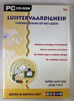 PC CD-ROM Luistervaardigheid - EDUROM groep 1 en 2 Taal, Spelcomputers en Games, Puzzel en Educatief, 1 speler, Nieuw, Ophalen of Verzenden