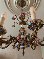 Unieke zeer verfijnde kroonluchter met detail incl wand lamp, Verzenden
