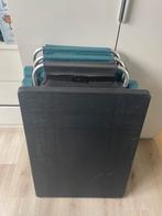 3 Campingstoelen en tafel, Caravans en Kamperen, Kampeermeubelen, Ophalen, Gebruikt, Campingstoel