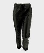 Nieuwe Zwarte Leatherlook Broek - Maat 40/42, Ophalen of Verzenden, Nieuw, Zwart, Lang
