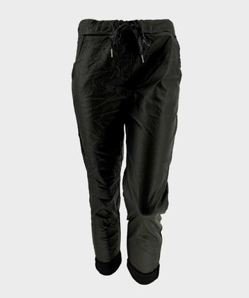 Nieuwe Zwarte Leatherlook Broek - Maat 40/42 beschikbaar voor biedingen