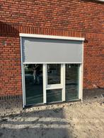 Houten kozijn, HR+++, triple glas inclusief zonwering, Ophalen of Verzenden, Zo goed als nieuw, Hout