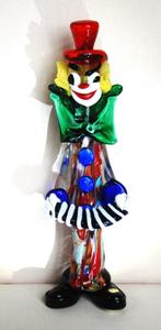 Antieke Murano clown /De accordeon clown, Antiek en Kunst, Ophalen of Verzenden