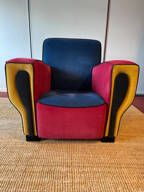 Hip hop stoel Peter van Zoetendaal fluweel, Huis en Inrichting, Fauteuils, Gebruikt, 75 tot 100 cm, Ophalen