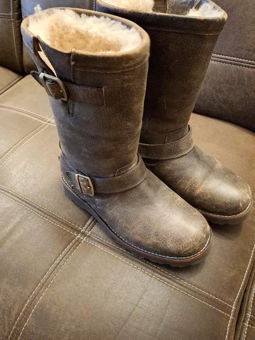 Leren Uggs!, Kleding | Dames, Schoenen, Zo goed als nieuw, Bruin, Ophalen