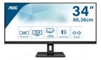 AOC Q34E2A LED display (34") 2560 x 1080 pixels Full HD+, Computers en Software, Monitoren, Kandnelektronica@gmail.com, Hoofdtelefoonaansluiting
