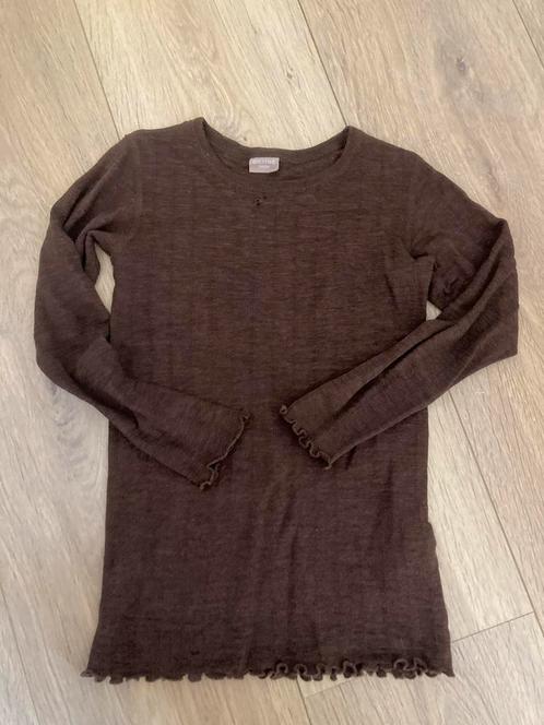 Dilling wolzijden shirt, 110/116, Kinderen en Baby's, Kinderkleding | Maat 110, Zo goed als nieuw, Meisje, Shirt of Longsleeve