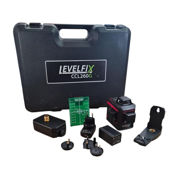 Levelfix CCL260G Set Incl. Statief | Nette Staat | 3 Maanden, Doe-het-zelf en Verbouw, Meetapparatuur, Zo goed als nieuw