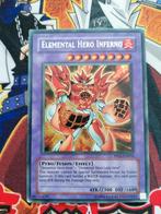 Elemental HERO Inferno - Secret Rare PP02 - Yu-Gi-Oh, Hobby en Vrije tijd, Ophalen of Verzenden, Zo goed als nieuw, Foil