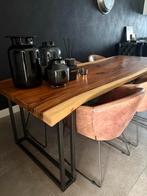 Suarhout Boomstamtafel Op Maat, Ophalen, 200 cm of meer, 50 tot 100 cm, Zo goed als nieuw