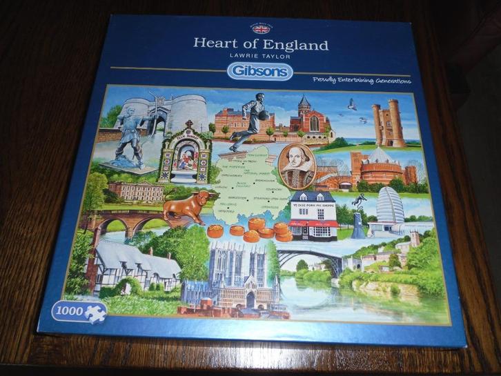 Legpuzzel Gibsons 1000 stukjes 6 stuks, Hobby en Vrije tijd, Denksport en Puzzels, Zo goed als nieuw, Legpuzzel, 500 t/m 1500 stukjes