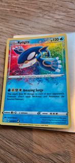 Kyogre pokemon kaart in zeer goede staat, Ophalen of Verzenden, Zo goed als nieuw, Losse kaart