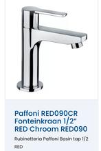 Paffoni RED090CR Fonteinkraan - Nieuw, Ophalen of Verzenden, Nieuw, Chroom, Kraan