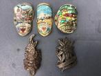 5 oude Wandelstok schildjes, Ophalen of Verzenden, Zo goed als nieuw