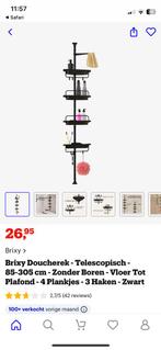 Zwart Doucherek - Gedemonteerd, Huis en Inrichting, Ophalen, Gebruikt, Overige typen