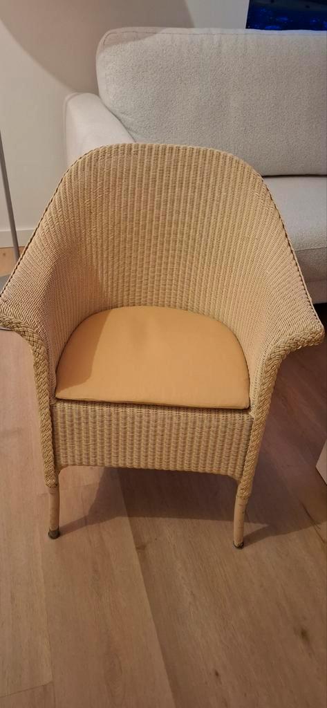 Lloyd Loom vintage stoel, Huis en Inrichting, Fauteuils, Gebruikt, 50 tot 75 cm, Minder dan 75 cm, Ophalen