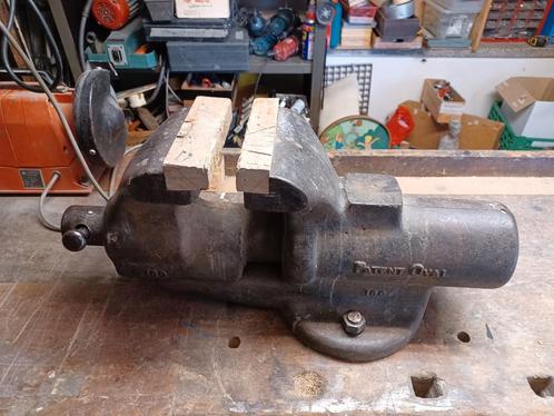 Patent Oval 160 bankschroef...., Doe-het-zelf en Verbouw, Overige Doe-het-zelf en Verbouw, Gebruikt, Ophalen of Verzenden