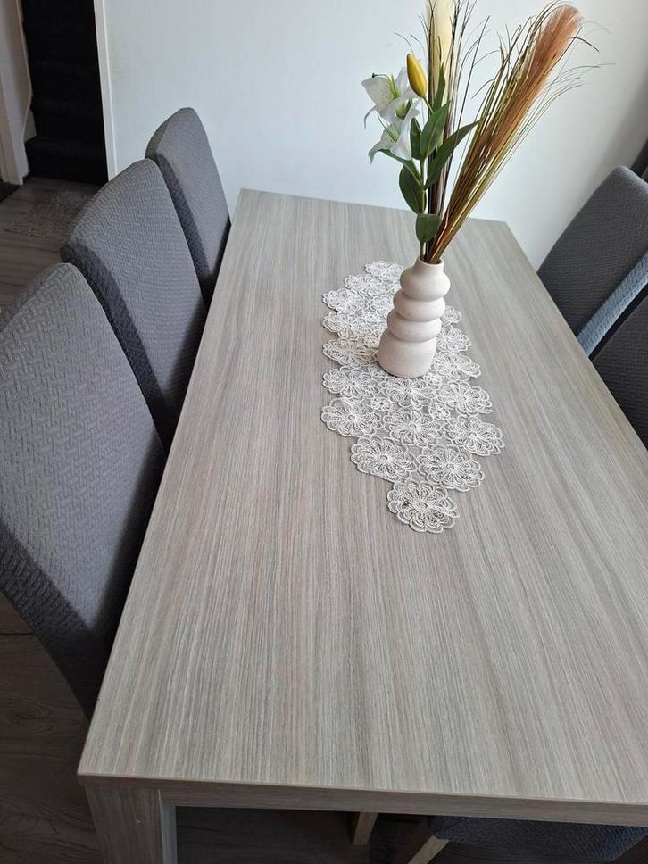 Meubelset: Dossier, Tv-tafel, Eettafel & Kastje, Huis en Inrichting, Tafels | Eettafels, Gebruikt, 50 tot 100 cm, 150 tot 200 cm