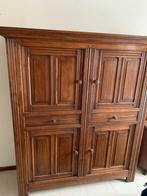 Massief eiken kast Antieke Broodkast, Ophalen, Gebruikt, 120 tot 170 cm, 40 tot 80 cm