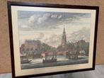 Mont Albaans Toren en waterkeer - Joseph Mulder Optica prent, Antiek en Kunst, Kunst | Etsen en Gravures, Ophalen of Verzenden