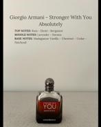GIORGIO ARMANI - STRONGER WITH YOU ABSOLUTELY -> 2-5-10 ml, Verzenden, Zo goed als nieuw, Miniatuur