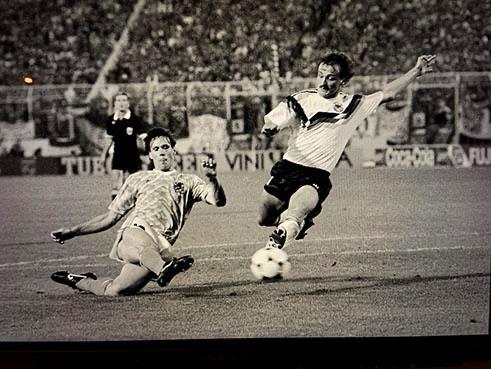 Org z/w foto M v Basten-Kohler goal Ned-Duitsland EK 21-6-88, Verzenden, Nieuw, Ajax, Poster, Plaatje of Sticker