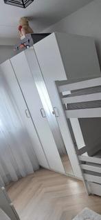 Witte kledingkast met deuren, Huis en Inrichting, 100 tot 150 cm, Ophalen of Verzenden, Zo goed als nieuw, Modern