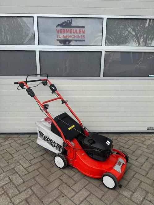 Sabo 52-Vario Grasmaaier, Tuin en Terras, Grasmaaiers, Gebruikt, Benzine-grasmaaier, 40 t/m 49 cm, Cirkelmaaier, Opvangzak, Versnellingen