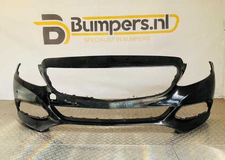 Bumper Mercedes C Klasse W205  14-17 Voorbumper 1-A4-14598z, Auto diversen, Tuning en Styling, Ophalen