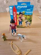 Playmobil vrouw met hond en kind., Ophalen of Verzenden, Zo goed als nieuw