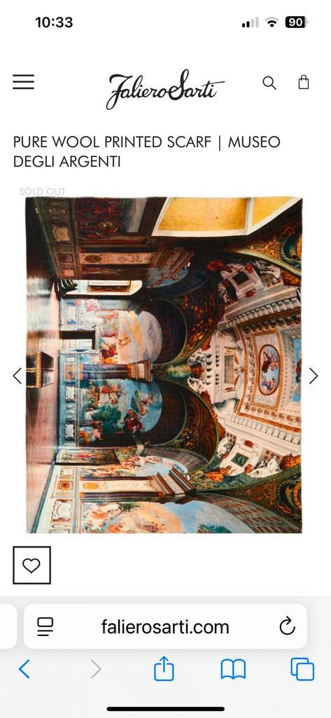 Faliero Sarti sjaal / scarf wol, Kleding | Dames, Mutsen, Sjaals en Handschoenen, Zo goed als nieuw, Sjaal, Maat 46/48 (XL) of groter