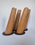 4 vintage style bankpoten eiken Sofa Company, Huis en Inrichting, Banken | Bankstellen, Ophalen of Verzenden, Zo goed als nieuw