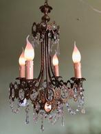 Kroonluchter, Italiaans, kristal, barok, rococo, jr 50/60, Ophalen of Verzenden