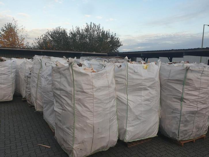 2m3 Bigbags met droog en schoon haardhout, Tuin en Terras, Haardhout, Minder dan 3 m³, Ophalen of Verzenden