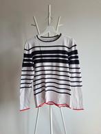 Gestreepte trui Pigalle, Ophalen of Verzenden, Gedragen, Maat 42/44 (L), Wit