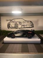 Lamborghini Aventador SVJ Autoart matzwart, Hobby en Vrije tijd, Modelauto's | 1:18, Ophalen of Verzenden, Nieuw, Autoart