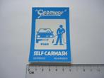 sticker Germoco OUD Maarssen carwash auto retro vintage, Verzenden