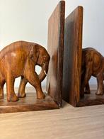 Boekensteun - houten olifant, Antiek en Kunst, Ophalen