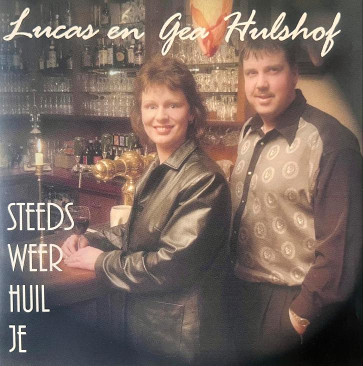 Lucas en Gea Hulshof - Steeds Weer Huil Je, Cd's en Dvd's, Cd's | Nederlandstalig, Gebruikt, Levenslied of Smartlap, Ophalen of Verzenden