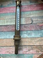 Vintage metalen bronzen thermometer., Watersport en Boten, Ophalen of Verzenden, Gebruikt, Motor en Techniek