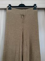 flared broek bruin zandkleur flare wijde pijpen  36/38 S/M, Maat 38/40 (M), Bruin, Ophalen of Verzenden, Zo goed als nieuw