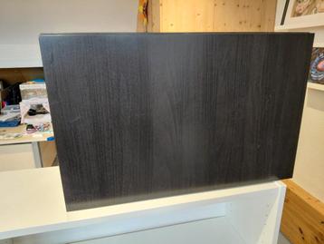 Besta ikea bruin zwart met deur en ophangsysteem - afbeelding 1