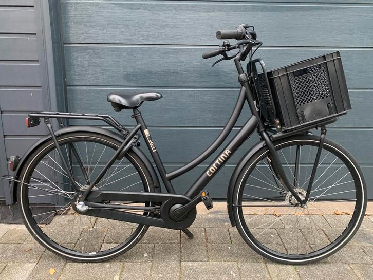 Zeer nette Cortina transportfiets damesfiets 3versn handrem, Fietsen en Brommers, Fietsen | Dames | Damesfietsen, Zo goed als nieuw