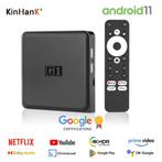 IPTV G1 android TV Box Google Certified S905X4 4+32GB, Audio, Tv en Foto, Mediaspelers, Nieuw, USB 2, Zonder harde schijf, Ophalen of Verzenden