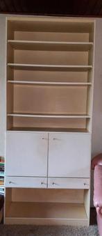 Hoge witte boekenkast Hülsta., Ophalen, Gebruikt