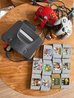 Nintendo 64, Spelcomputers en Games, Spelcomputers | Nintendo 64, Ophalen of Verzenden, Gebruikt, Met 2 controllers