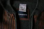 herenvest donkergrijs met cognac strepen maat 52, Maat 52/54 (L), Babista, Ophalen of Verzenden, Zo goed als nieuw
