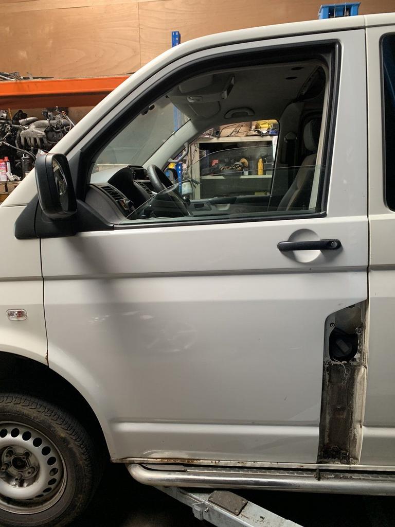 Volkswagen T5 portier deur Links WIT, Auto-onderdelen, Gebruikt, Voor, Ophalen of Verzenden, Volkswagen